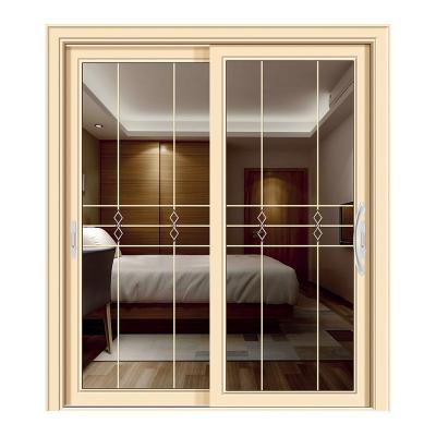 China BONIWA Windproof Hurricane 48 x 60 Black Color Storm Tempered Glass Grille Aluminum Framed Tilt & Turn Casement Window for sale