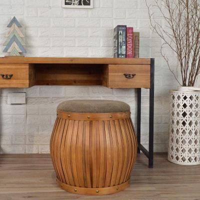 China (Other) Chinese Style Flannel Adjustable Wooden Slat Woven Wooden Stool Stool for sale