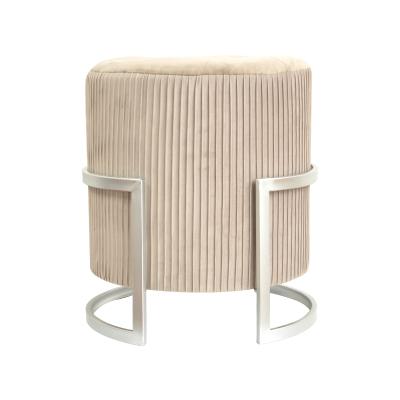 China (Others) 2021 Adjustable New Metallic Pink Velvet Surface Mount Stool Stool for sale