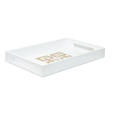 China Wholesale Pinewood Wooden Trays Printed To Model MDF Wooden Serving Tray for sale