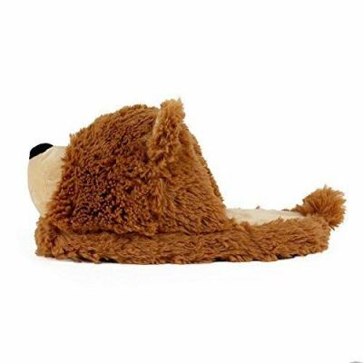 China New Plush Custom Animal Brown Soft Plush Teddy Bear Slipper for sale