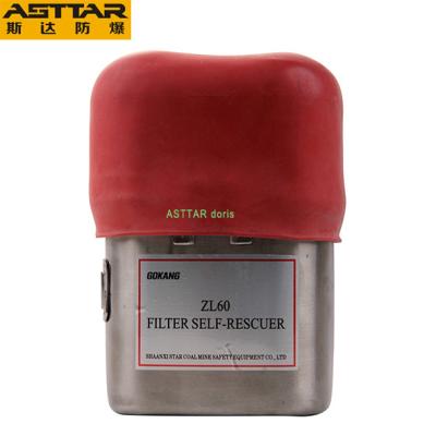 China ZL60 light weight filter small size mining self rescuer for sale for sale