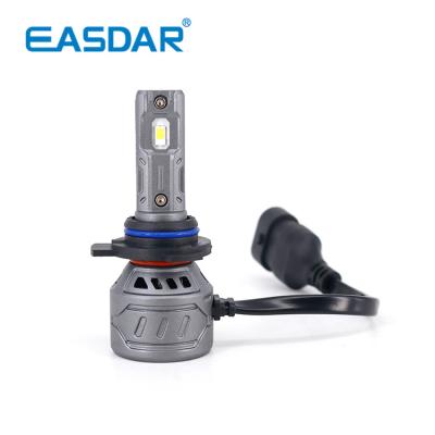 China Car lighting auto headlight P1-9012/HIR2 led lamps bulbs 25w 5000LM car led headlight bulb with fan for sale