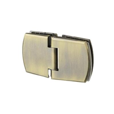 China Modern High Quality Bearing 40KG 70 Degrees Brass 304 Stainless Steel Curved Single Bathroom Activity Hinge Unilateral Glass Clips for sale