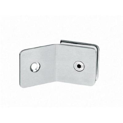 China Modern Manufacturer direct Square 135 Degree PDY-E504 Silver Bathroom Hinge Heavy Duty Glass Door Single Glass Hinge for sale