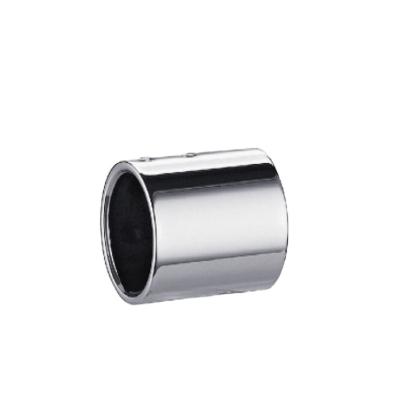 China Can be changed according to the actual scene. Factory Price Diameter 25mm Round Tube Stainless Steel Padia Mirrored Silver OEM ODM Glass Bathroom Connector Wall Sleeve for sale