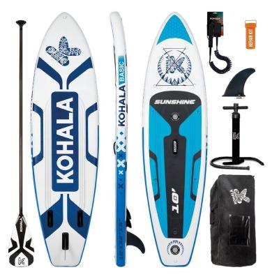 China Beginner BSCI DONGNUO Wooden Surf Yoga Isup Stand Best Selling Team With 305X81Cm 10Ft SUP Paddle Board for sale