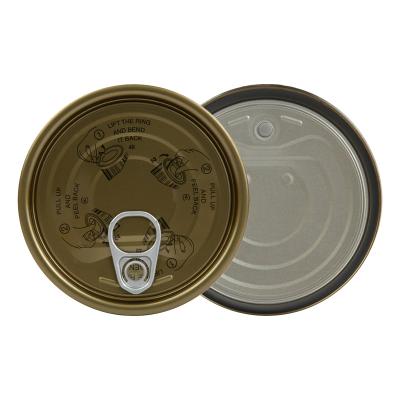 China Non Spill Pop Food Grade Tin Can Top Beer Lid Soda Beverage Lid TFS Easy Open Ends For Can for sale