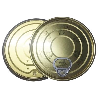 China Spill No 603 Vietnam Meat Tomato Sauce Tin Can Easy Open Lid Eoe Tomato Sauce Can Lid for sale