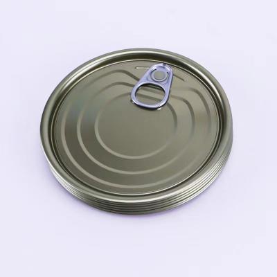 China Non Spill New Sale 307 Tin Easy Open Lid For Vegetable Box Tomato Can TFS Tinplate Easy Open End for sale