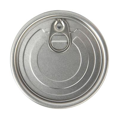 China Non Spill Open Ring Canning Jar Lids Easy Eoe Aluminum Pull 83mm 307 Round Skin Off Ends for sale