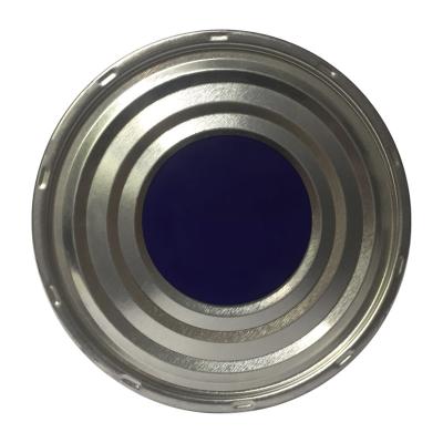 China Non Spill Tin Bottom End Lids For 502 Custom 126.5mm Food Can Round Tin Bottom End End for sale