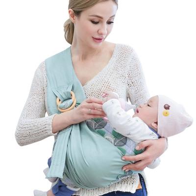 China 2019 Kids Age 0-3 Safe Custom Baby Cotton Sling Newborn Baby Carrier for sale