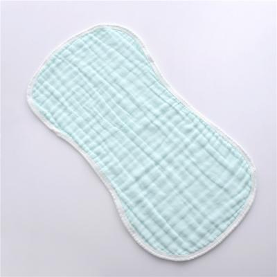 China Modern Wholesale Custom Design 100% Matching Organic Plain Dyed Baby Bib and Burp Cloth Sets for sale