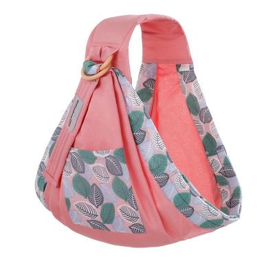 China Pink Color Cotton Baby Safe Soft Sling Carrier Ergonomic Sheet Ergonomic Wrap for sale