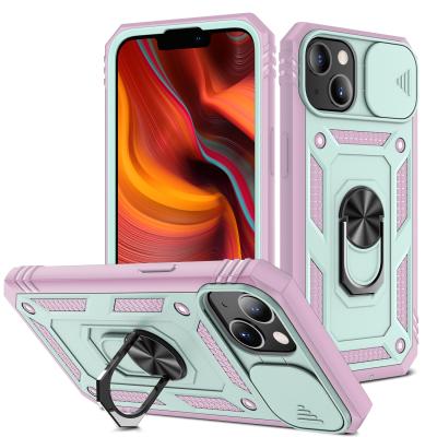 China Shockproof Hybrid Cell Phone Shockproof Case For Iphone 13 Magnetic Bracket Heavy Duty 3 In 1 Back Cover For Iphone 11 12 13 for sale