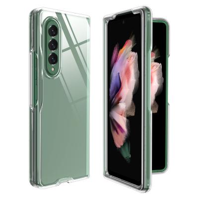 China 2021 New Arrival Luxury Ultra Clear Clear Cell Phone Back Cover Shockproof Shockproof Case For Samsung Galaxy Z Fold 3 for sale