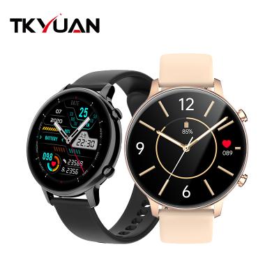 China New 1.28 Inch Full Touch Screen Digital Smart Watch With Speaker Wireless Phone Call Smartwatch for sale