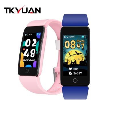 China TKYUAN Touch Screen OEM Kids Rate Blood Pressure Sleep Monitor Waterproof Sport Kids Fitness Tracker Watch IP68 Heart Smart Bracelet for sale