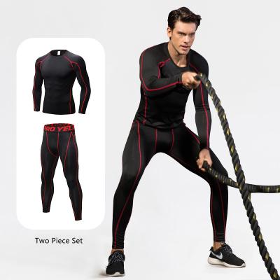 China New Design Tight Tracksuits Man's Breathable Activewear Sets Autumn Two Piece Tracksuits Sets Workout Fitness Long Sportswear Man for sale