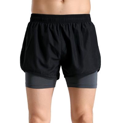 China 2 In-1 Breathable Men's Shorts Running Active Workout Jogging Cycling Shorts Breathable Quick Dry for sale