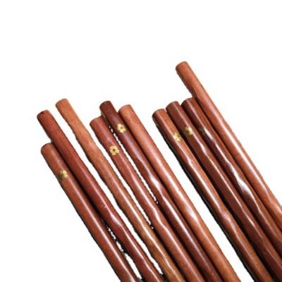 China Viable custom high quality natural wooden chopsticks, reusable heat transfer wooden chopsticks for sale