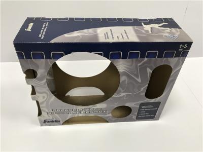 China Collapsible Cardboard Display Boxes For Sports Ball Damp - Proof SGS Certification for sale