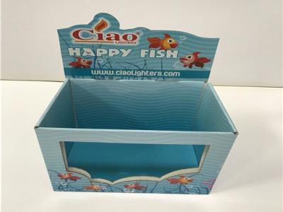 China Collapsible Counter Display Boxes Deep Sturdy 100% New Customized Logo for sale