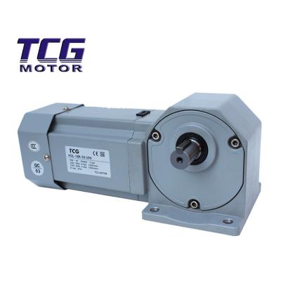 China Garment Shops High Torque Long Life TCG Hypoid Shaft AC Hollow Gear 15w--750w for sale