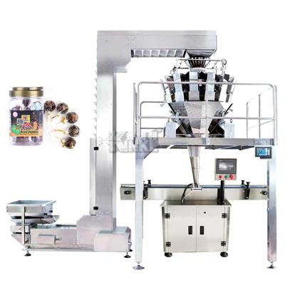 China Food Multihead Weigher Filling Machine / Red Dates Snacks Packing Filling Machine Granular Filling Machine for sale