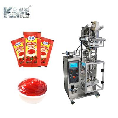 China High efficiency small package weight liquid filling machine western packing machine for small ketchup packing machine for sale