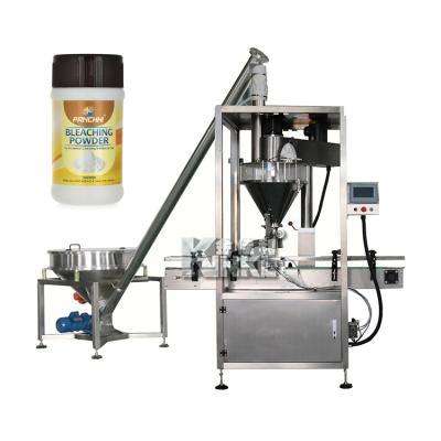 China Automatic Corossive Food Powder Filling Machine For Disinfection Bleaching Powder for sale