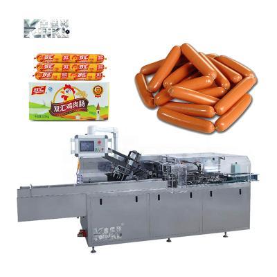 China New Type Food Machine Turkey Meat Stick Carton Box Cartoning Food Packing Machine for sale