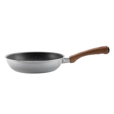 China Durable 3003 Aluminum Alloy Japanese Marble Coating Nonstick Die Cast 20cm Frying Pan With Bakelite Handle Cookware Set for sale