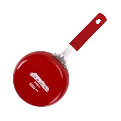 China Viable High Quality Ceramic Nonstick Coating Mini Frying Pan Frying Pan/Egg Pan with Silicone Handle for sale