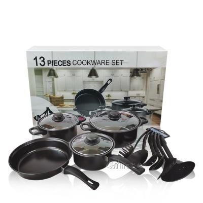 China Modern Nonstick Cookware Set Nonstick Pans and Pots with Removable Handles, Excellent Space Efficient for RVs and Compact Kitchen for sale