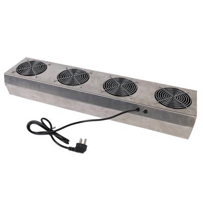 China Stainless Steel Material Four Head Stainless Steel Fan 220v AC Ionized Anti Static Air Fan Blower For Industrial ST106B for sale