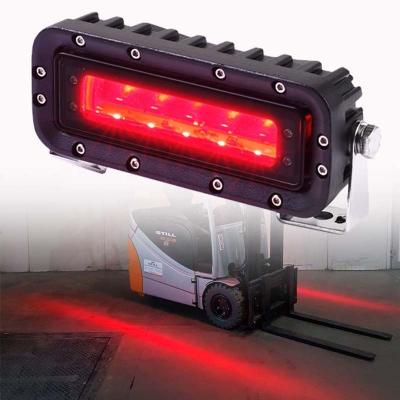 China Red Side Mount Truck 10-80V LED Pedestrian Forklift or Forklift Zone Safety Warning Light for sale