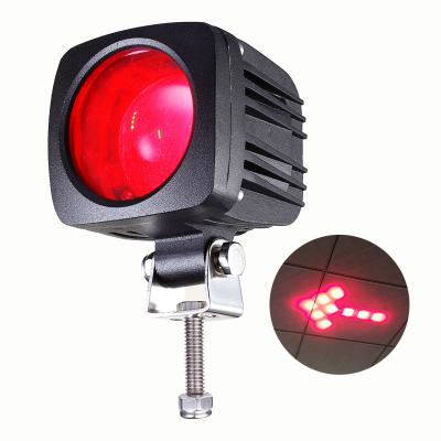 China Long Life Red Cross Arrow LED Work Light 27W Forklift Led Warning Light Arrow Shape Flash Beam for sale