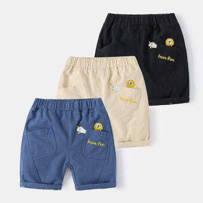 China High Quality Embroidery Letter Boys Anti-pilling Short Pants Fashion Cotton Summer Kids Casual Shorts for sale