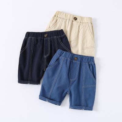 China Wholesale 2022 New Children's Five-Point Toddler Baby Boy's Solid Color Fade Proof Boys Pants Casual Children's Pants Shorts for sale