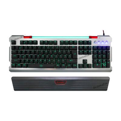 China Gaming games factory direct sale banda MK20 wired mechanical keyboard RGB gaming keyboard for PC game for sale