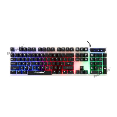 China Cheapest Price RGB LED Gaming Wired Keyboard Waterproof Hot Selling Mouse Combo for sale