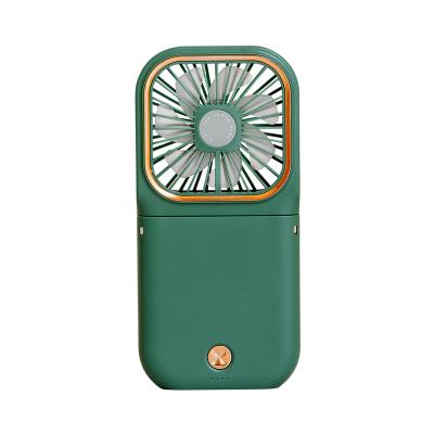 China Wholesale Three Modes Mobile Phone Holder Portable Three Speeds Rechargeable Mini Fan With Neck Hanging 3000mAh Power Bank Fan for sale