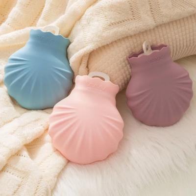 China 600ML Hotel Winter Gift Warm Hand Warmer Shell Shape Portable Soft Double-Sided Quality Hand Warmer Bottle Warmer Rose for sale