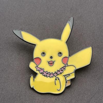 China Korean News Qinsource Designer ALLOY Anime Breastpin Brooches Pin Ladies Cartoon Enamel Metal Vintage Custom Brooches for sale