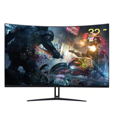 China Factory Wholesale 32 Inch QHD 2K 165Hz Gaming Monitor High Resolution PC Curved Computer Monitor for sale