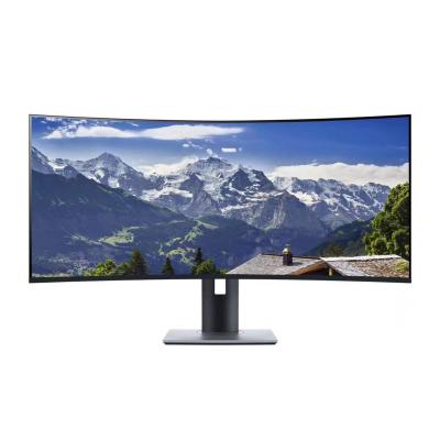 China 34 Inch 1K Widescreen 144HZ Curved Super Slim Frameless Borderless Full HD Lift Arm Curved LED LCD Gaming Monitor For Desktop for sale