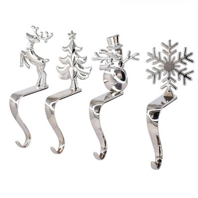 China 2021 New Design S Amazon Popular Christmas Gift Hot Selling Hook Hanger Christmas Stocking Rack for sale