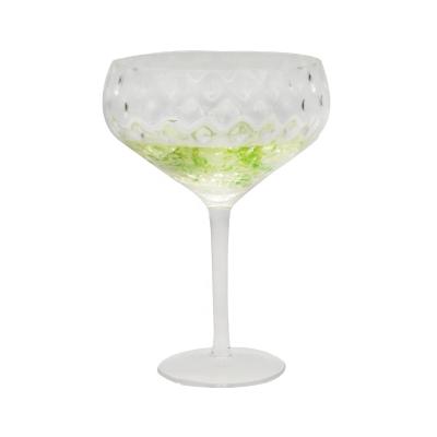 China Recycle Luxury Premium Custom Jumbo Juice Glass Margarita Glasses Giant Hand Blown Pineapple Cocktail Glasses for sale